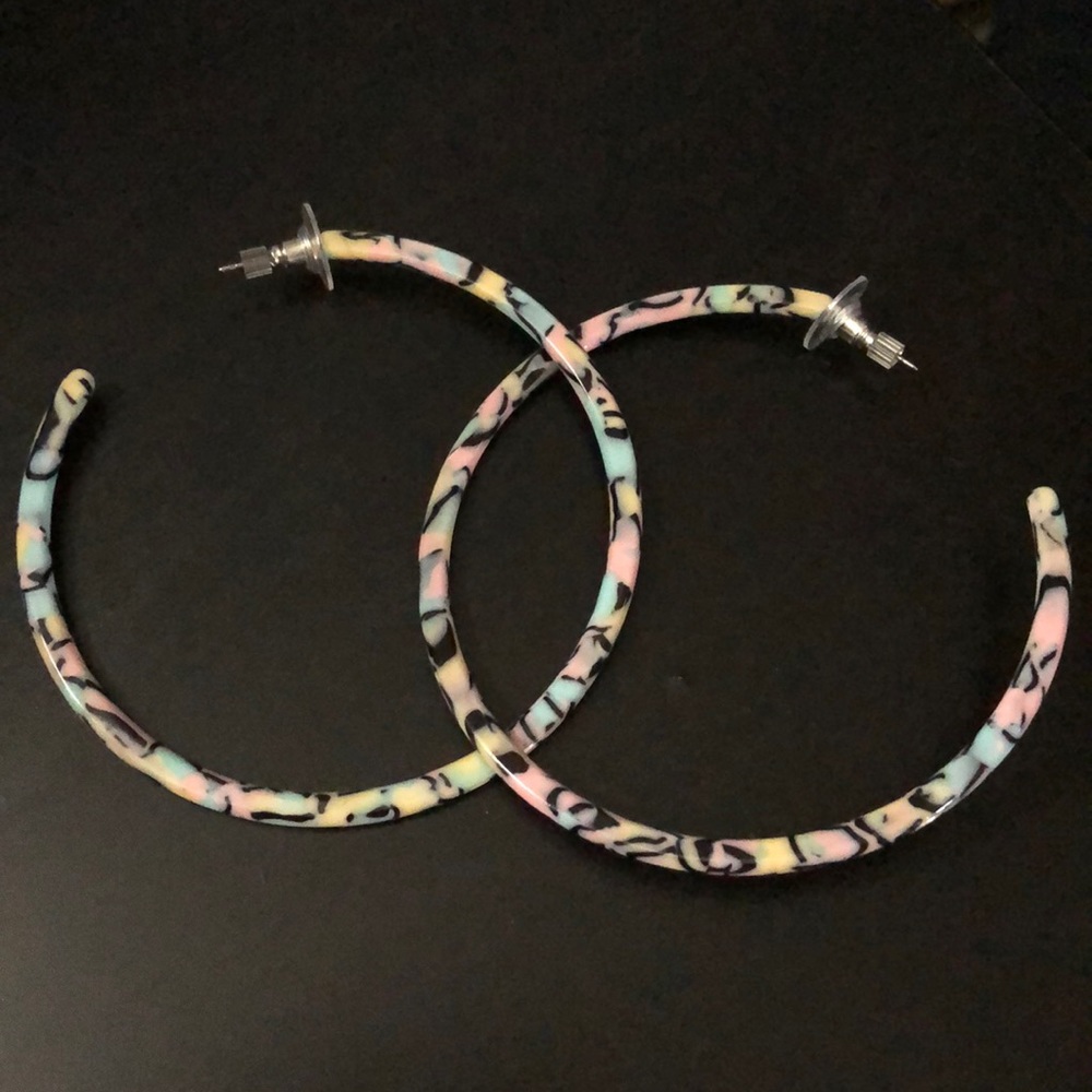 Printed Pastel Hoopz